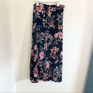 Loft Midi Floral Skirt